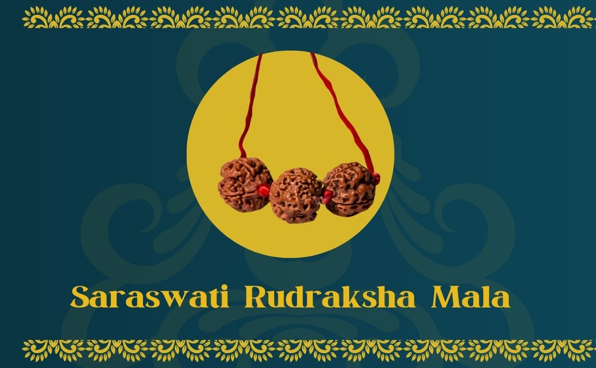 Saraswati Rudraksha Mala