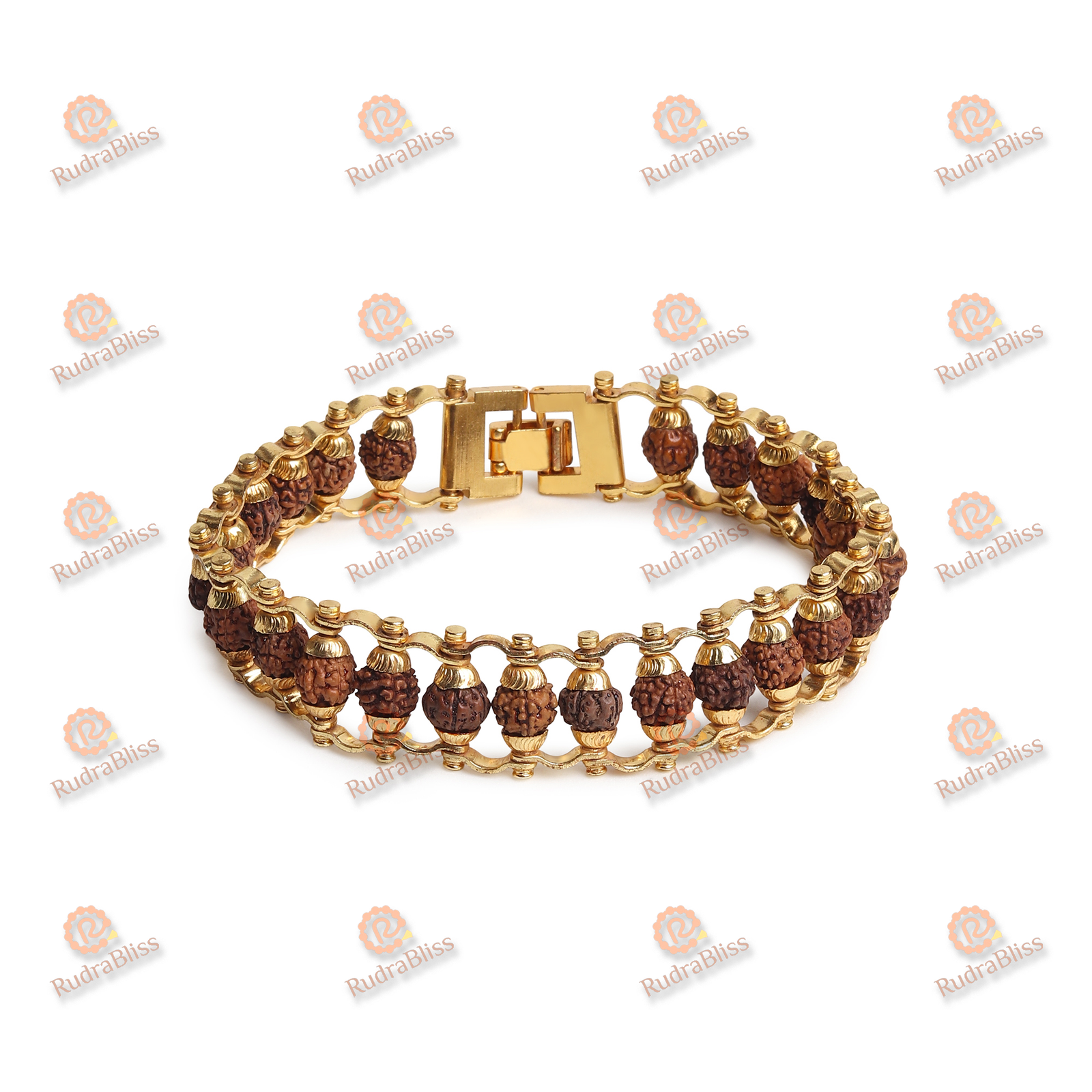 Rudraksha Cycle Chain Bracelet